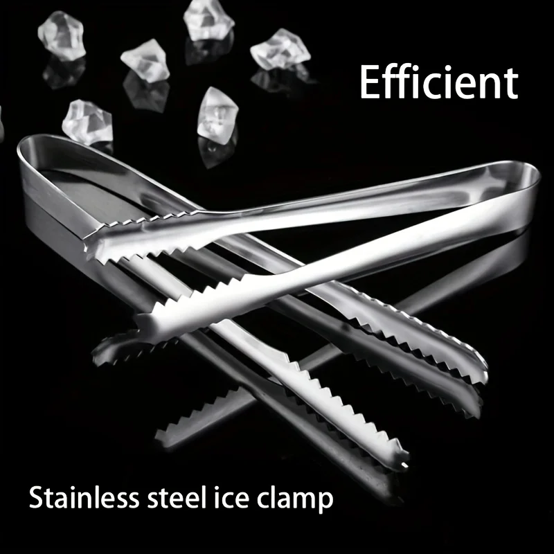 Stainless Steel Tongs Ice Clip Ice Tongs Sugar Tongs Metal Food Clip Kitchen Accessories