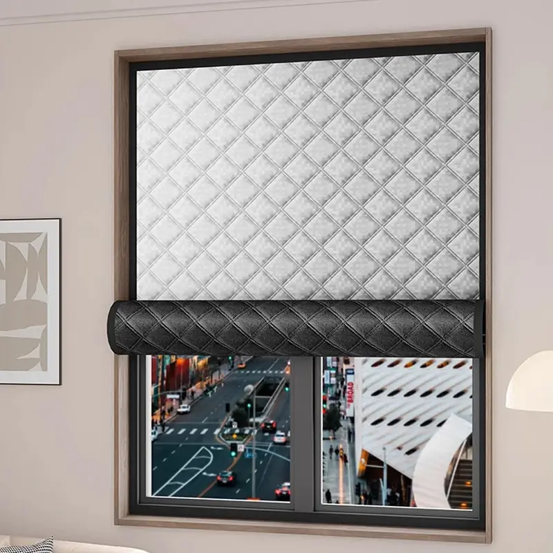 Warm curtains, cold and heat insulation, window screens, sun shading, sound insulation, double thickened warm curtains - Image 6