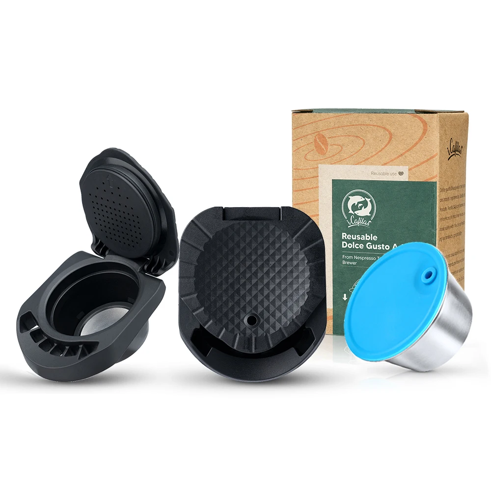 Adattatore Per Caffè In Polvere Ricaricabile Supporto Per Capsule Riutilizzabili Accessori Per Caffè Espresso Per Macchina Dolce Gusto Mini Me
