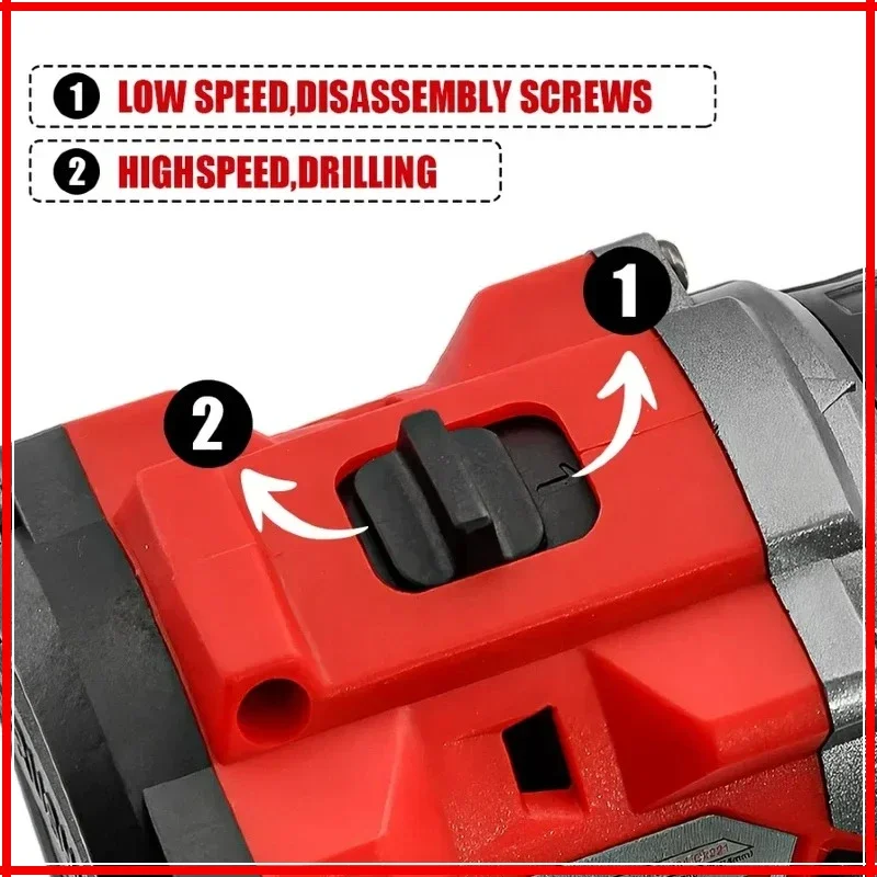 Milwaukee Brushless 150N.m Impact Drill Cordless Electric Drill 20+3 Torque Small Drill Hammer Multifunctional Power Tools 5