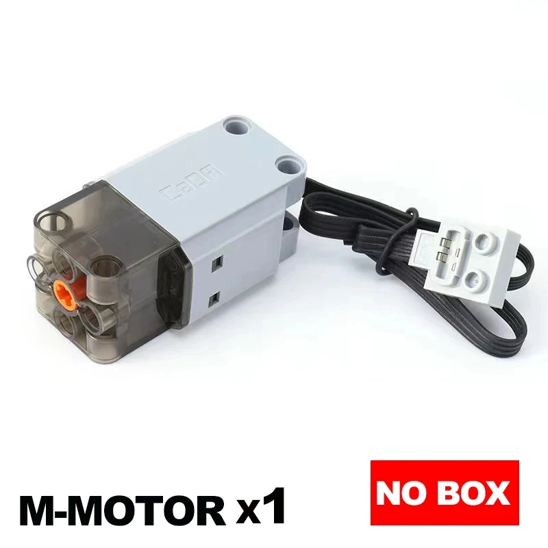 CADA 테크니컬 파워 펑션 S059-001 고속 서보 L M 모터 및 LED 조명 레고 자동차 88004 88003 88013 호환