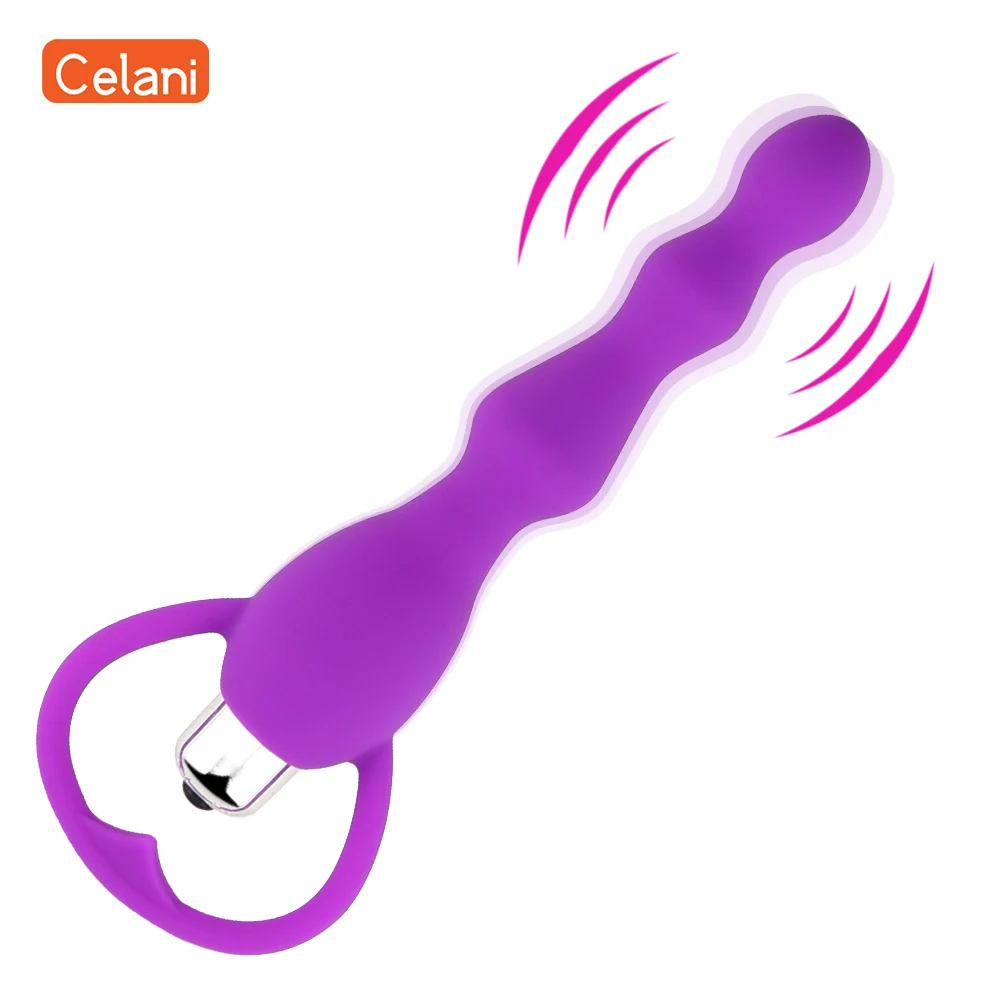 Masseur de Protaste vibrant, perles anales, vibrateur, Plug Anal, jouet sexuel pour hommes et femmes, entraîneur d'anales en Silicone, jouets amusants pour_voghion.com