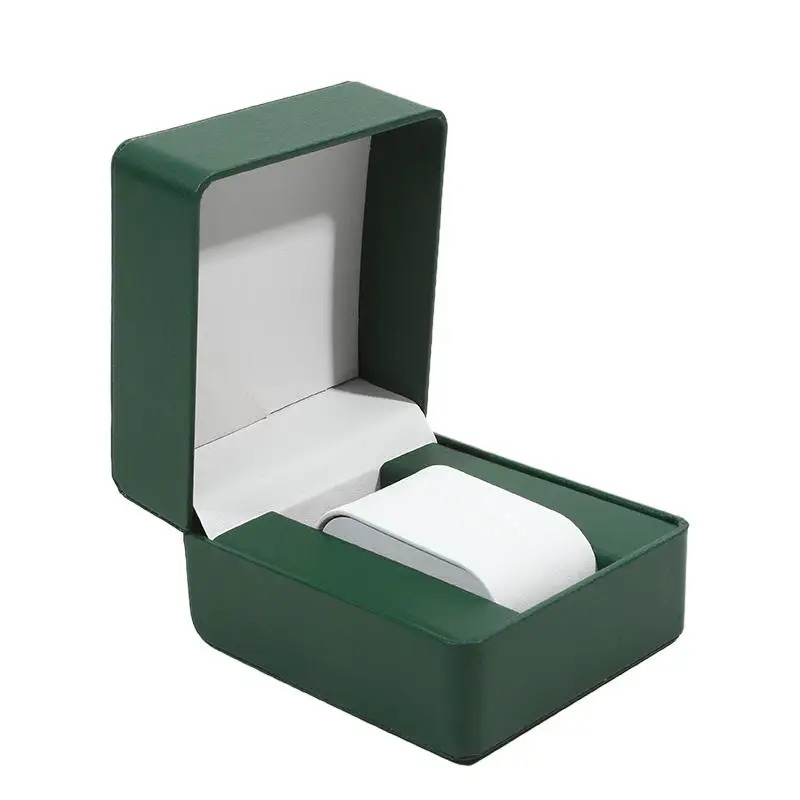 High Grade PU Leather Single Watch Gift Box with Pillow – Elegant Wristwatch Display Ca... - SKU LWGB2010 - UGI Packaging