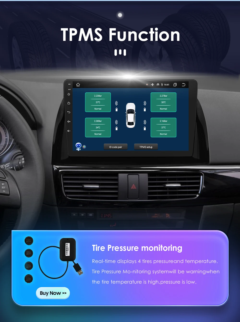 Hizpo 7862 Android 13 Car multimedia For Mazda CX5 CX-5 2012-2015 10.1" Vedio Player Autoradio GPS Navi Stereo 2din Head Unit BT