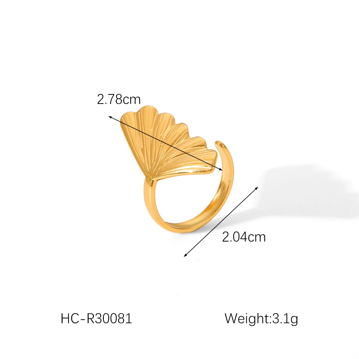 Elegante Edelstahl Big Bloom Blumenringe für Frauen Goldfarbe Sonne Seestern Offener Ring Fingerschmuck Hochzeit Ihr Geschenk Punk – Detail 12
