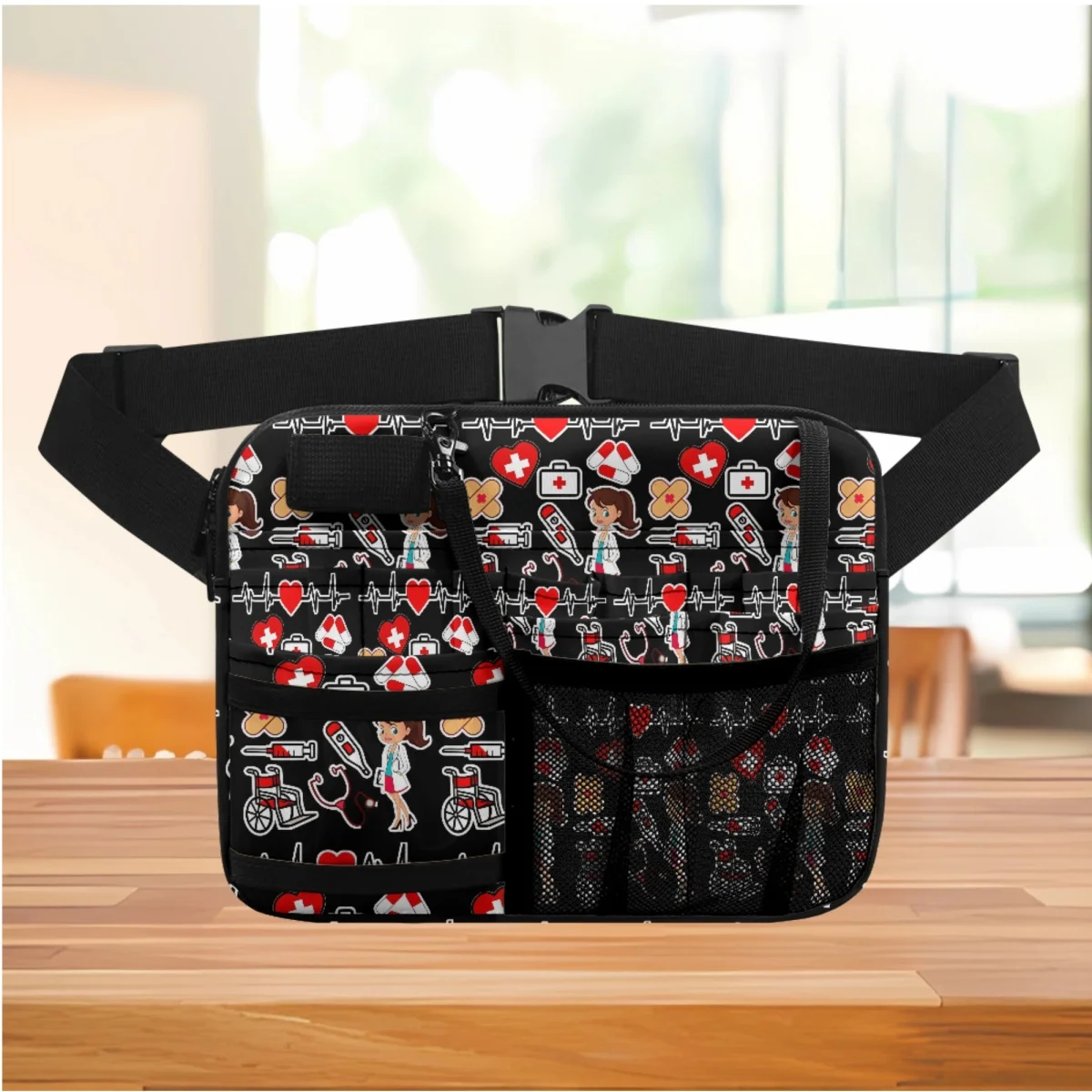 

2023 поясная сумка для медсестры, Женская универсальная сумка на бедра с несколькими отделениями, держатель для инструмента, многофункциональный органайзер для работы в больнице, подарочная сумка