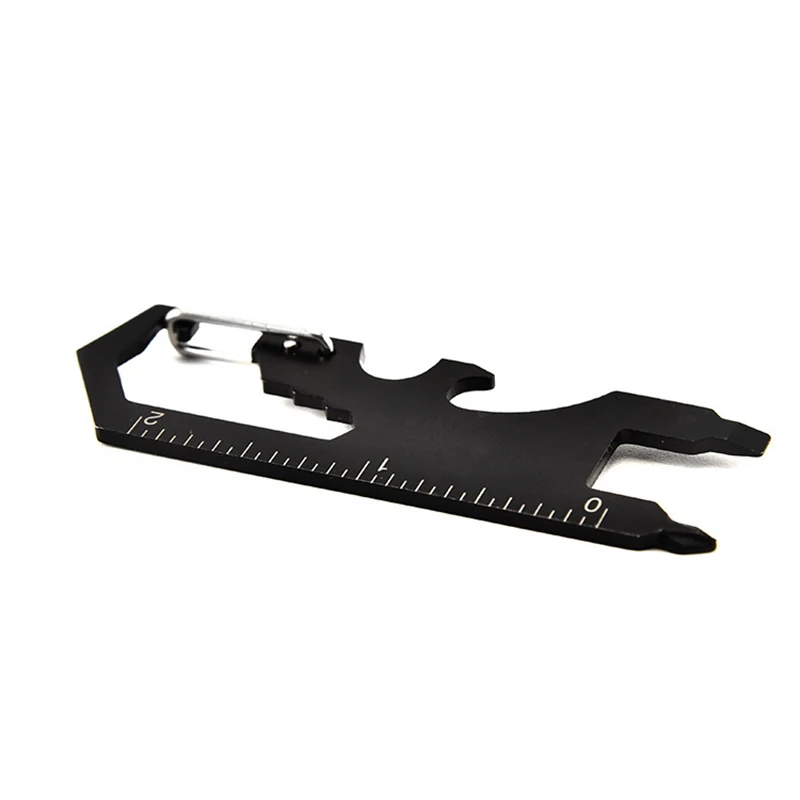 

Многофункциональная карточка для инструмента со съемником для ногтей, брелок, отвертка, измерительная линейка, портативный, многофункциональный уличный маленький инструмент