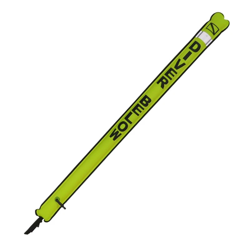 

Scuba Diving Open Bottom Surface Marker Blowing Buoy Finger Spool Alloy Dive 55KD