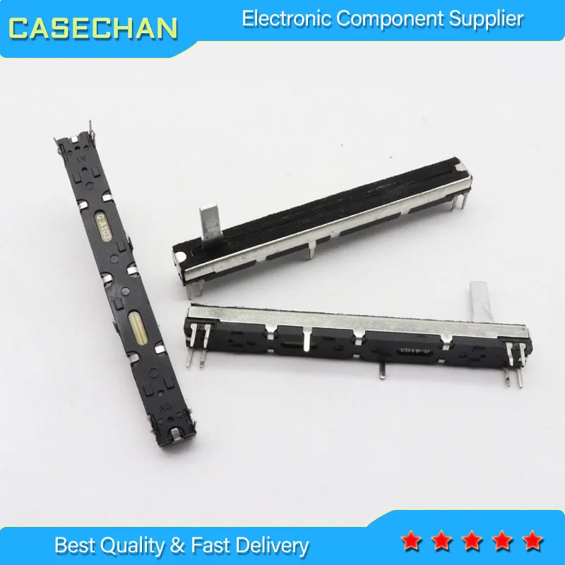 40 Pz 75Mm Potenziometro A Scorrimento Dritto A10K Sc6082Gh Per Soundcraft Efx8 Per Panasonic / Dual Link Dual Channel Fader