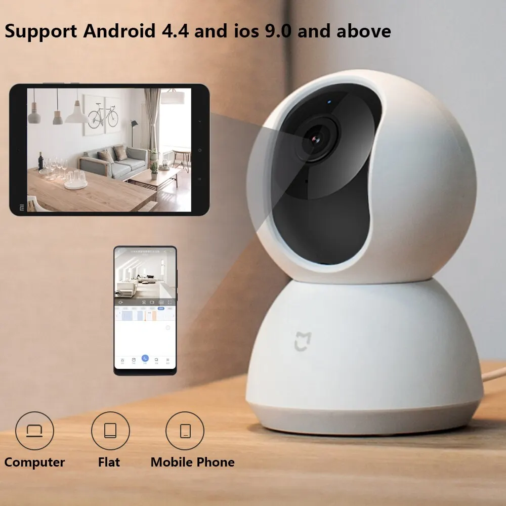 Умная IP-камера Xiaomi Mijia 1080P 360 ° Wi-Fi | Электроника