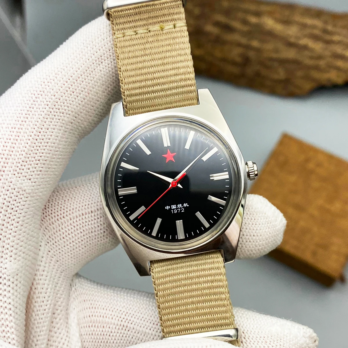 Men’s Mechanical Watch Shanghai 8120 Manual Mechanical Movement 36Mm Retro Chinese Watch Suitable for Men’s Gifts - 4