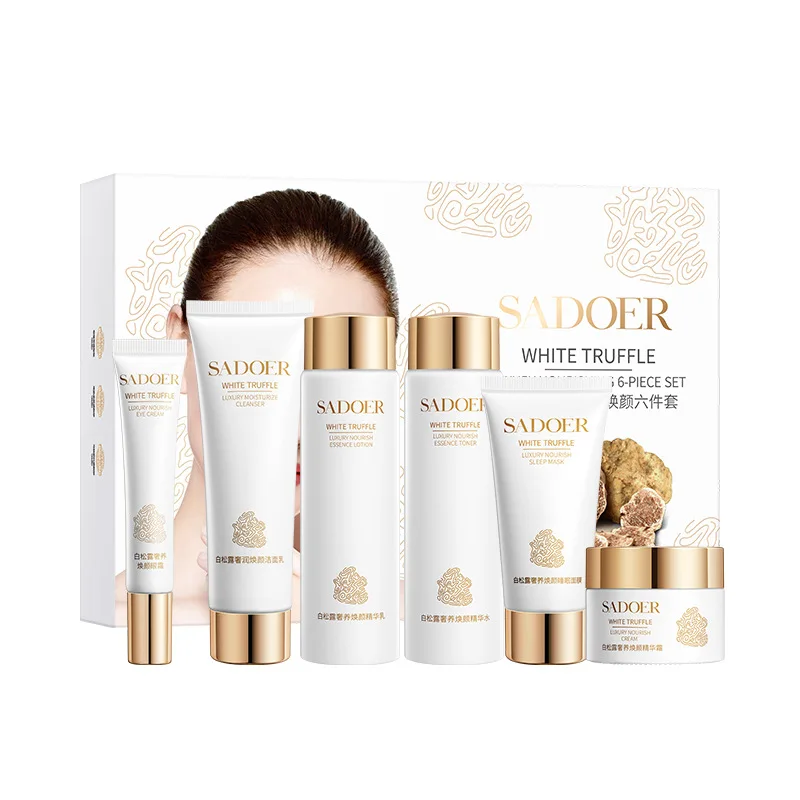 Skin Care Set Deep Hydrating Anti-wrinkle Anti-aging Dark Circle Whitening Clean Moisturizing Nicotinamide Aloe Skin Care