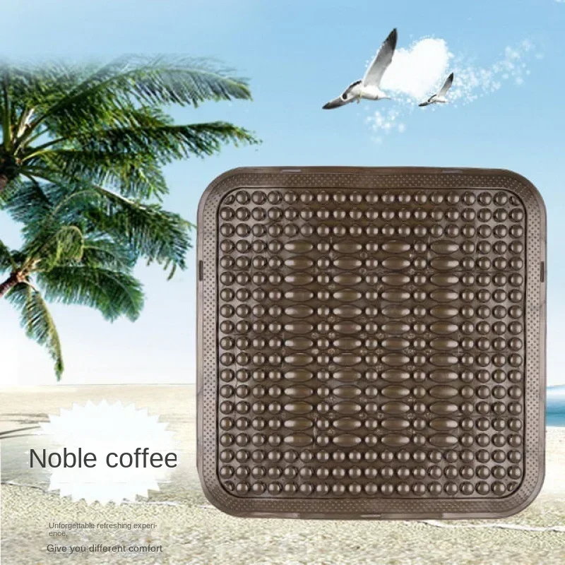 The New Universal Car Back Support Chair Massage Lumbar Support Waist Cushion Mesh Ventilate Cushion Pad For Car Office Home massage cushion