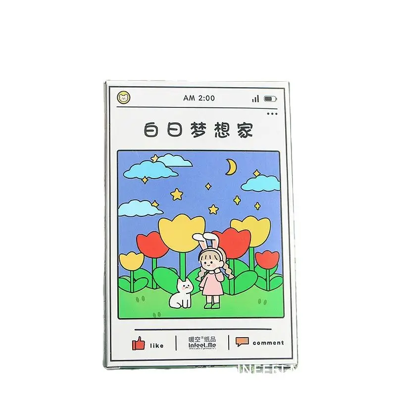 

30 Sheets Daydreamer Series Postcard DIY Hand Painted Watercolor Boy and Girl Greeting Cards Message Card