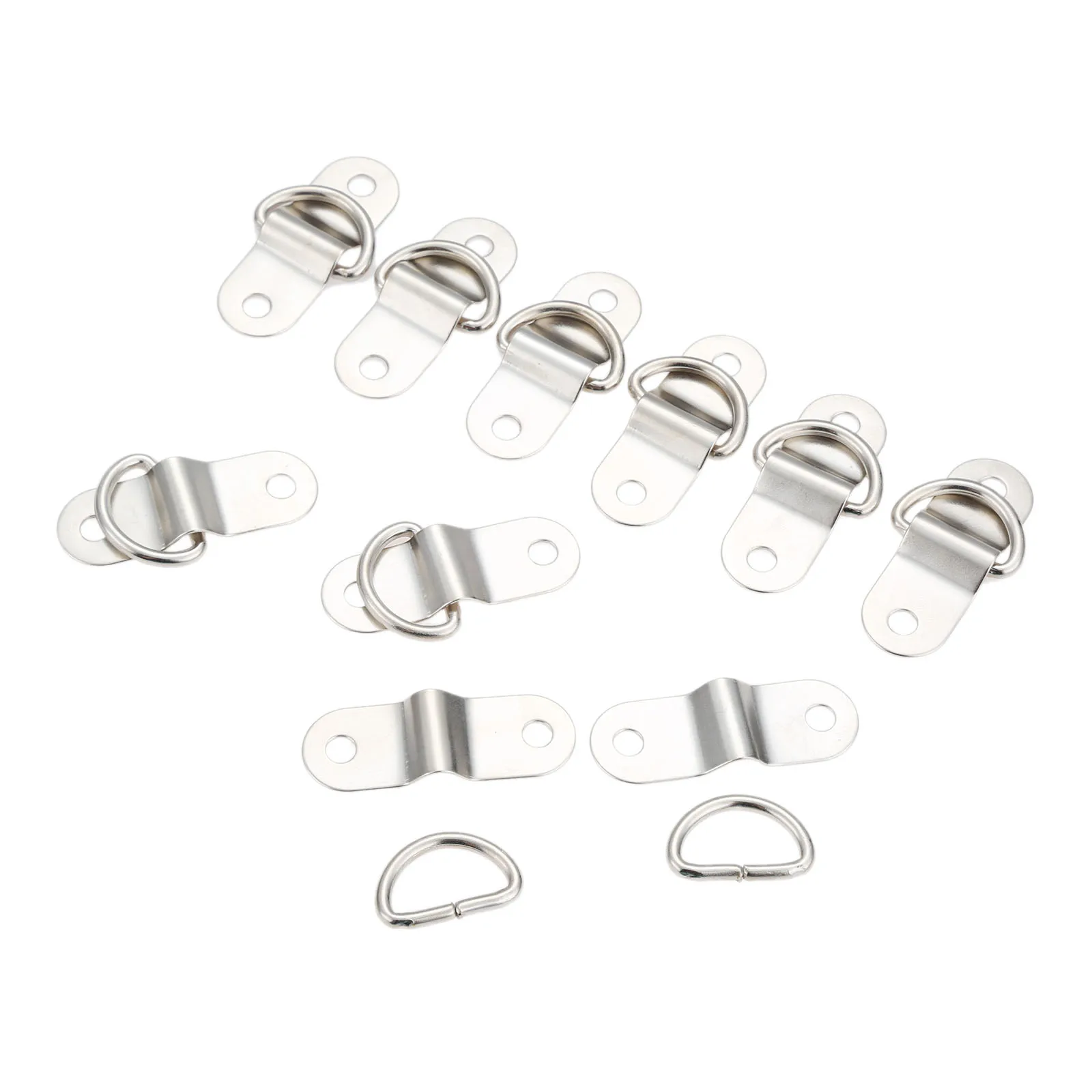10pcs/set Heavy Duty Metal D Ring Clips 46*16mm D Button Arch Bridge