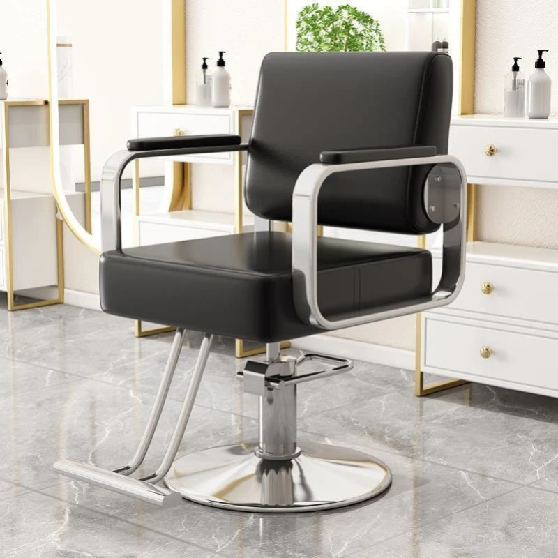 Hair Recliner Barber Chairs Beauty Swivel Manicure Hairdresser Barber Chairs Reclining Makeup Silla Giratoria Salon Furniture