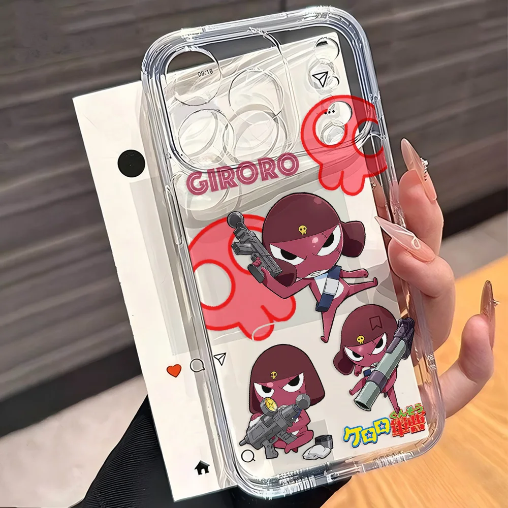 Cartoon K-Keroros Cute Transparent Phone Case