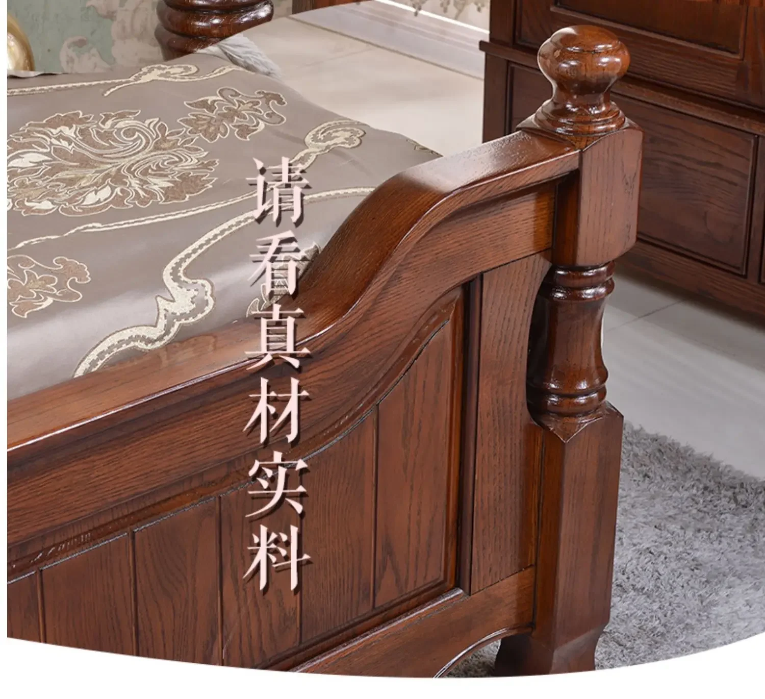 Modern Design Twin Bed Frame Wooden Soft Sale Full Size Bedroom Bed Bases Double Headboards Camas De Dormitorio Home Furniture