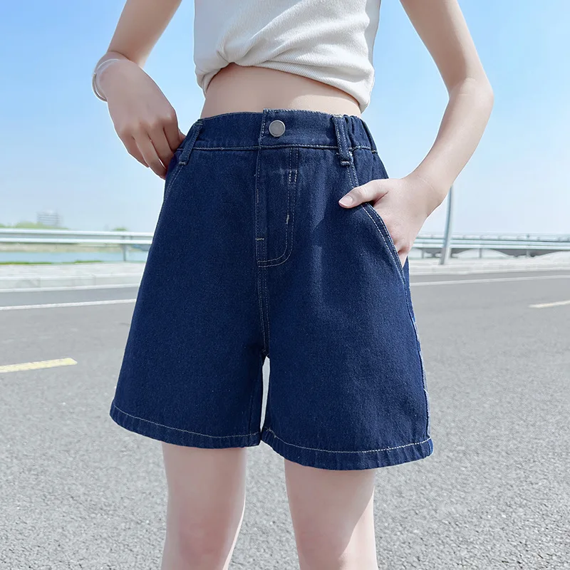 Summer Fashion Girls Soft Denim High Waist Short Jeans Pants Teen