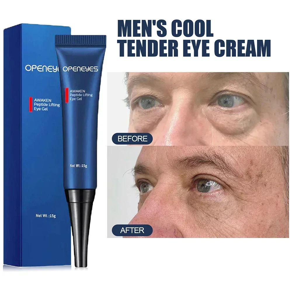 Men Retinol Anti Wrinkle Eye Cream Anti Dark Circles Remove Eye Bags Fade Fine Line Lifting Firming Moisturizer Repair Care