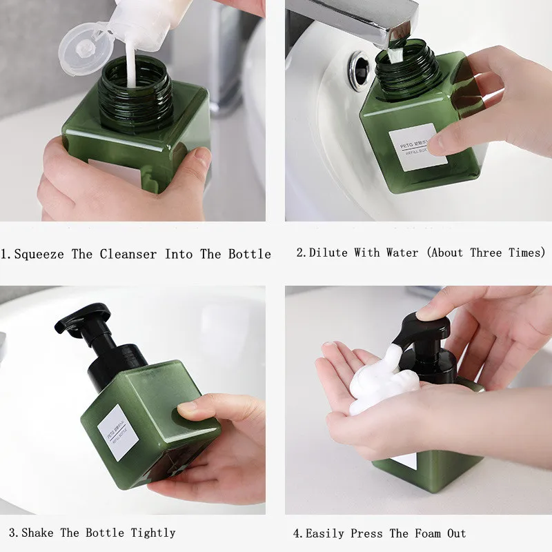 Foam Pump Bottles Essential Oil Soap Lotion Shampoo Empty Refillable Container Multiple Dispenser foam pump bottle refillable bottle refillable plastic bottles
