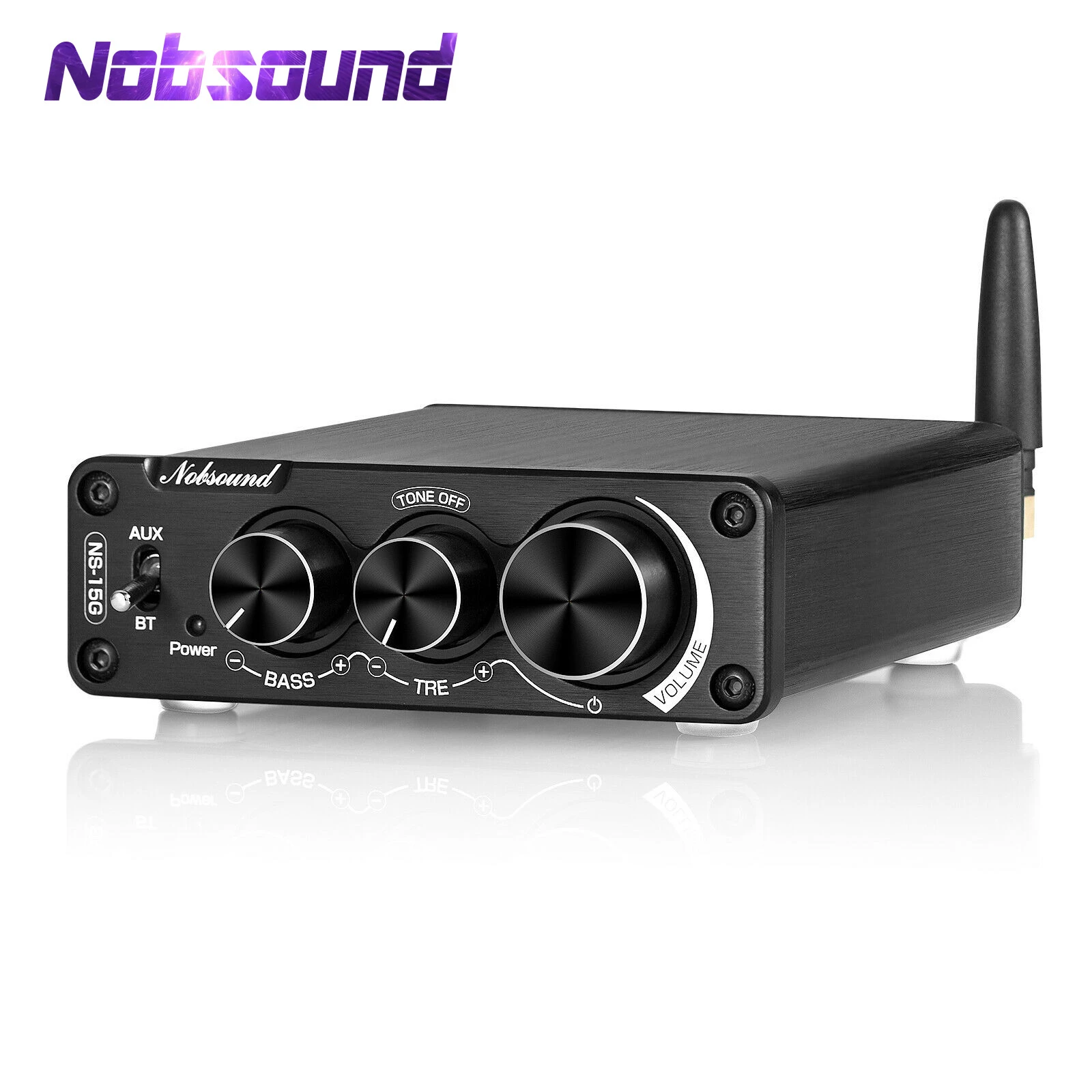 Nobsound Mini Bluetooth 5.0 TPA3116 Digitale Amplificatore Audio Stereo  Classe D Stereo Amplificatore di Potenza 100W * 2 per la Casa altoparlanti| Amplificatore| - AliExpress
