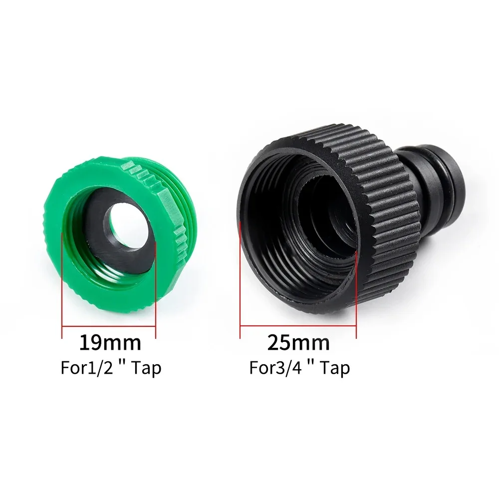 Hose Connector Garden Watering Hose ABS Quick Connector 1/2&rdquo; End Double Male Coupling Joint Adapter Extender Set For Pipe Tube