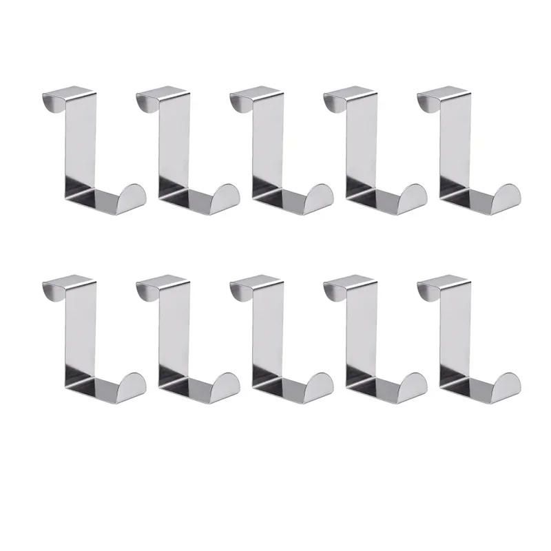 Versatile Stainless Steel Hooks and Towel Racks
