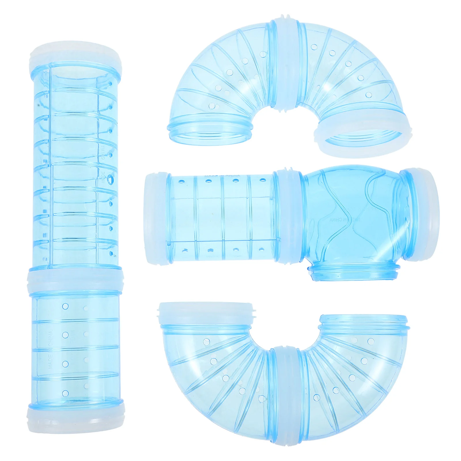 

Hamster Tubes Glider Tool Cage Pink Hideaway Maze Accessories Outer Pets Hut Exercising Rats Playground Plastic Hedgehogs