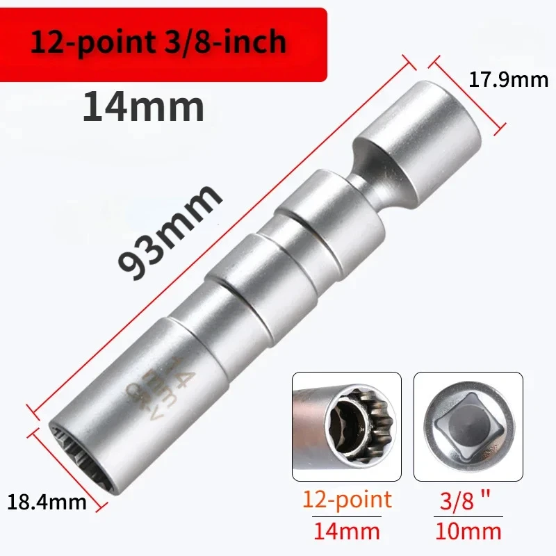 Cable De Bujía De 3 Etapas Con Llave De Bujía (14 #mold