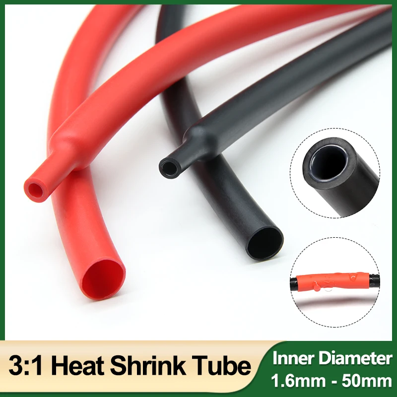 Waterproof Heat Shrink Tube Insulated Sleeving Wire Protection Dual Wall Heat-shrinkable Sleeve With Glue Inside heat shrink tubing,heat shrink tube,cable wire protector,heat shrink cable sleeve