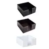 PU Leather Square Cocktail Napkin Holder Tissue Box Paper Serviette Dispenser 2