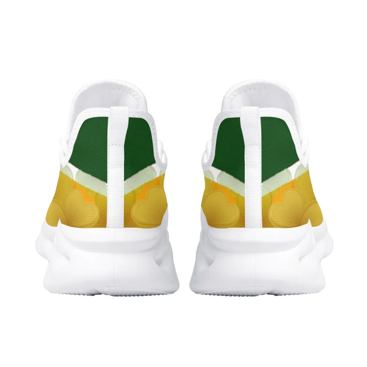 Ireland Flag Patriotic Pride Platform Lace-Up Shoes 3D Trefoil Print Ladies Sneakers Stylish Comfort Vulcanized Shoes Footwear