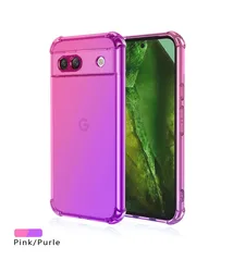 Shockproof Gradient Airbag TPU Protective Phone Case Cover for Google Pixel 10 (Pink Purple)