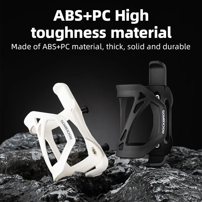 ROCKBROS BC34 Bicycle Water Bottle Cage Road Mountain Bicycle Bottle Rack ABS+PC Lightweight Cycling Bottle Bracket Water Cup Rack - Image 5