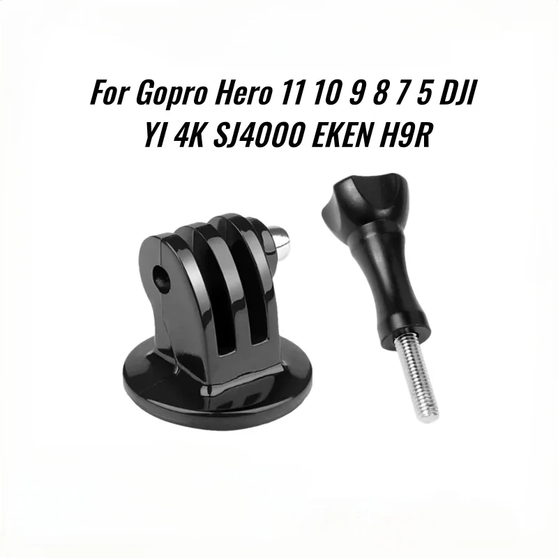 Adattatori per montaggio action camera con vite lunga – Accessori di supporto per GoPro Hero 11/10/9/8/7/5 e treppiede DJI