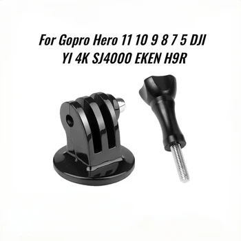 Adattatori per montaggio action camera con vite lunga – Accessori di supporto per GoPro Hero 11/10/9/8/7/5 e treppiede DJI