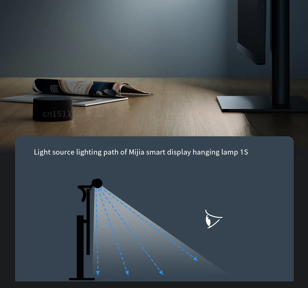 Xiaomi Mijia Ra95 Desk Lamp 1S Remote Control for Computer PC Monitor Screen Bar description image 4