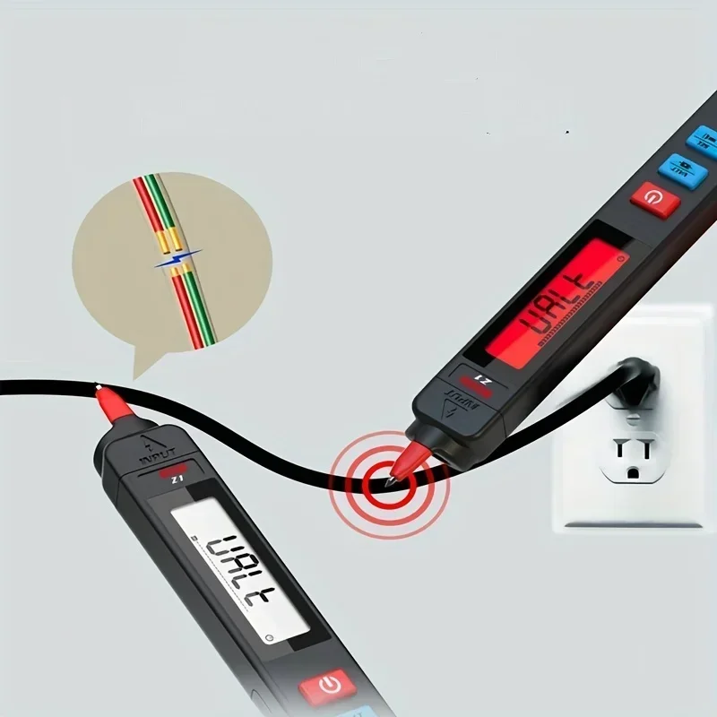 BSIDE Z1 Digital Multimeter Tester Smart Pen Type Voltage Detector DC AC Capacitance Ohm NCV Hz Diode Continuity Meter