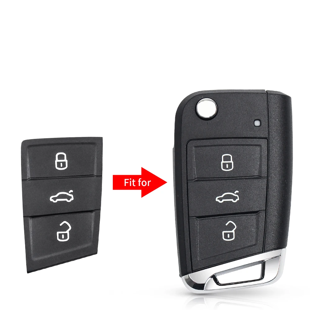 Ecusells 3 Tasten Flip Remote Cover Schlüssel anhänger Shell Case für VW  Volkswagen Golf Vii Golf7 MK7 Skoda Octavia Sitz Leon Altea Hu66 -  AliExpress