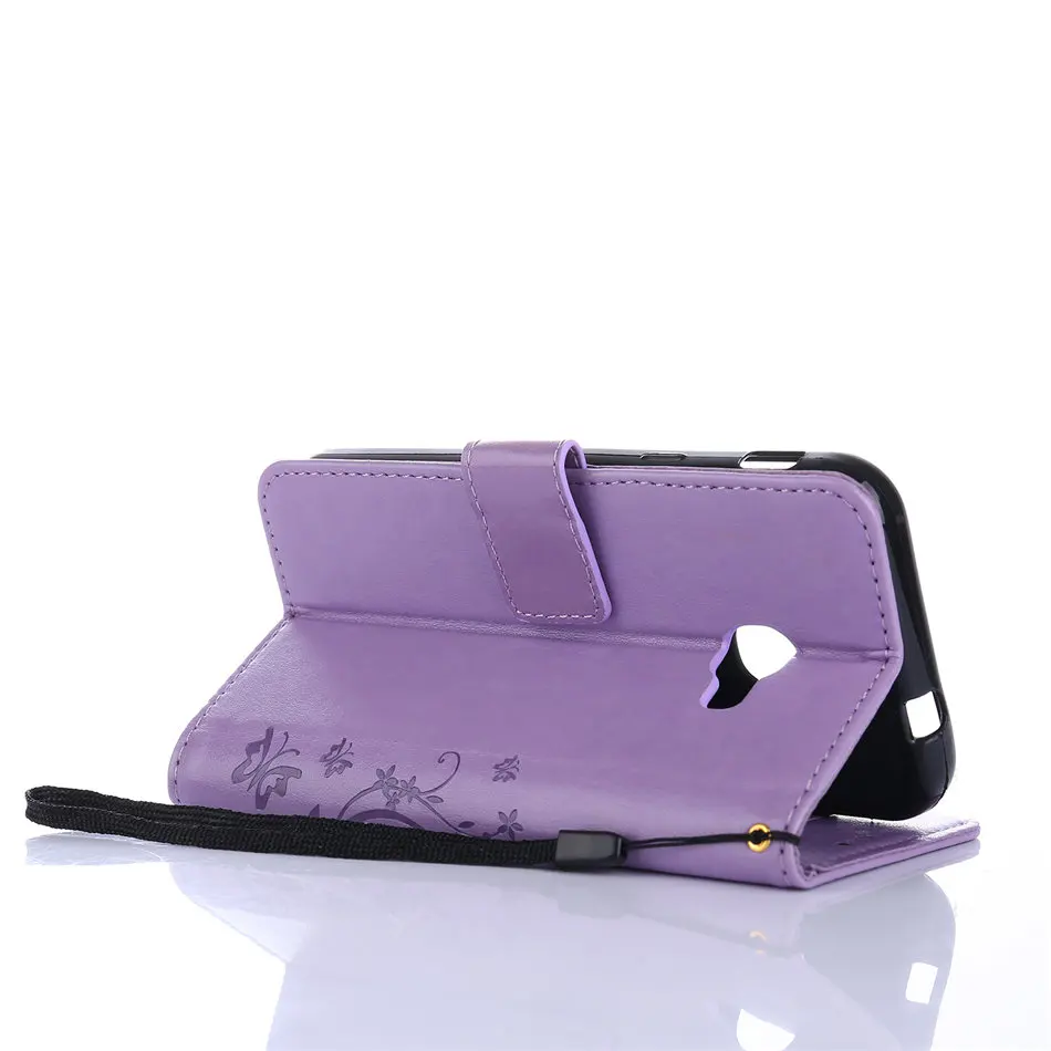 Butterfly Phone Case For Samsung Galaxy S9 S8 Plus S7 Edge Note 9 8 Flip Leather Cover phone case leather phone case leather wallet case smart mirror flip case