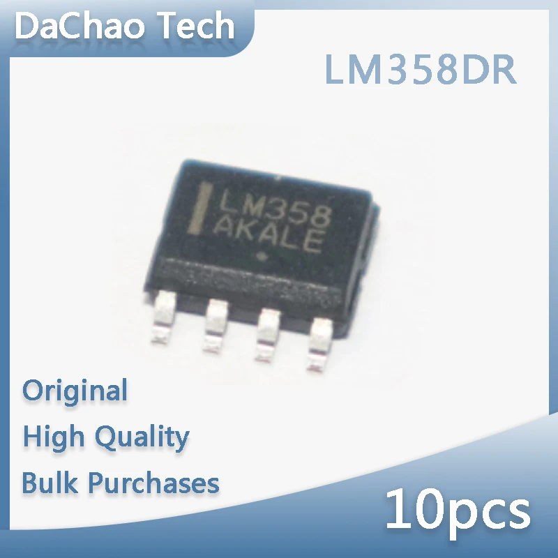 10 Pz Lm358Dr Ti Texas Instruments Circuito Integrato Sop-8 Originale Nuovo