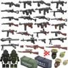 WW2 Military Building Blocks Solider Figures Gifts Toys Weapons Guns Mini Camouflage Explosion Proof Clothing EOD Equipment K009 1