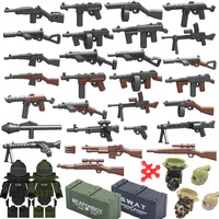 WW2 Military Building Blocks Solider Figures Gifts Toys Weapons Guns Mini Camouflage Explosion Proof Clothing EOD Equipment K009 1