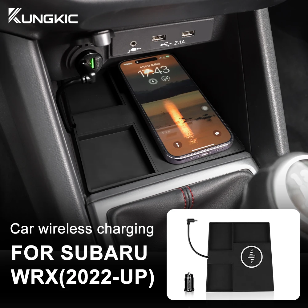 forSubaruWRX20222023CarWirelessChargerCenterConsolePhone