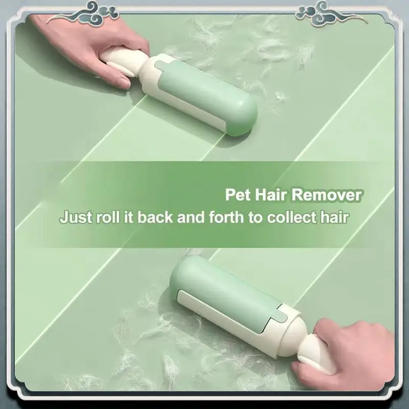 Durable Pet Hair Scraper Cat Hair Dog Cleaner Sofa Carpet Removal Artifact Cat Roller Sticky Device