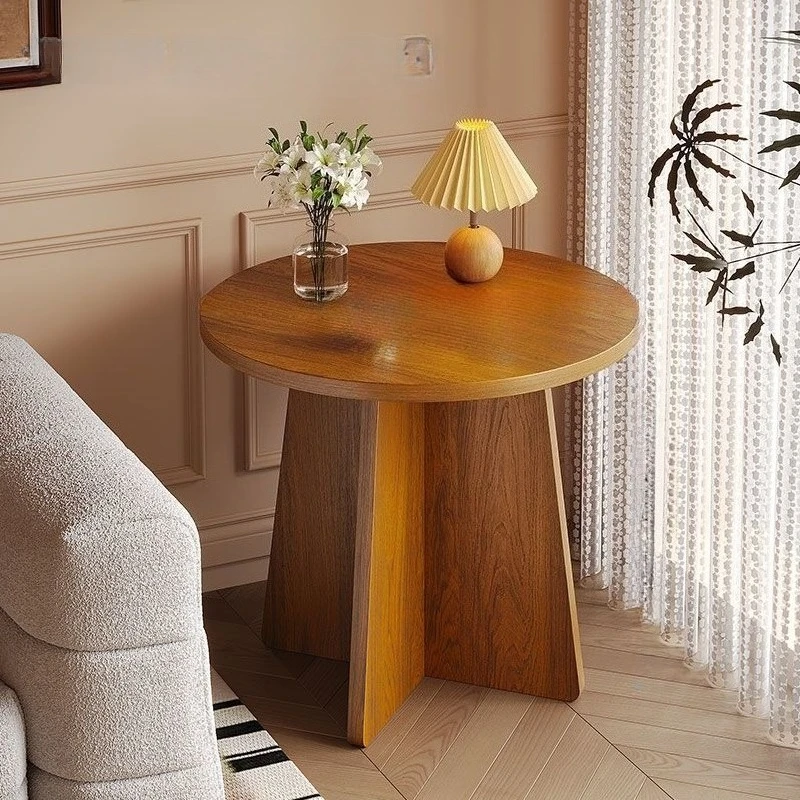 Coffee Table Living Room Home Tea Table High End Small Sofa Side  Round Balcony Tea Desk Small Table Modern Design Style