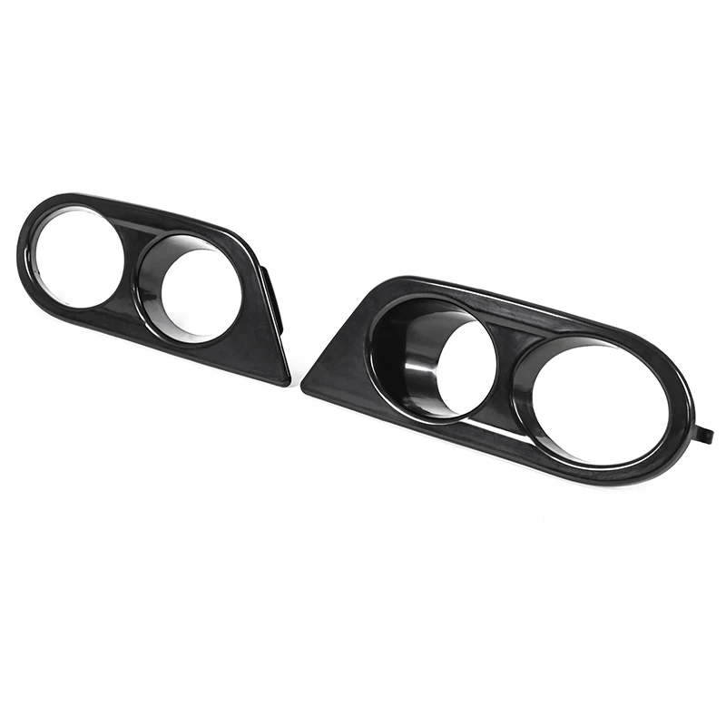 Bracingo Fog Light Cover Frame Hoods Grill Carbon Fiber/Matte/Glossy Black Car 2PCS For BMW E46 M3 2001-2006 Accessories
