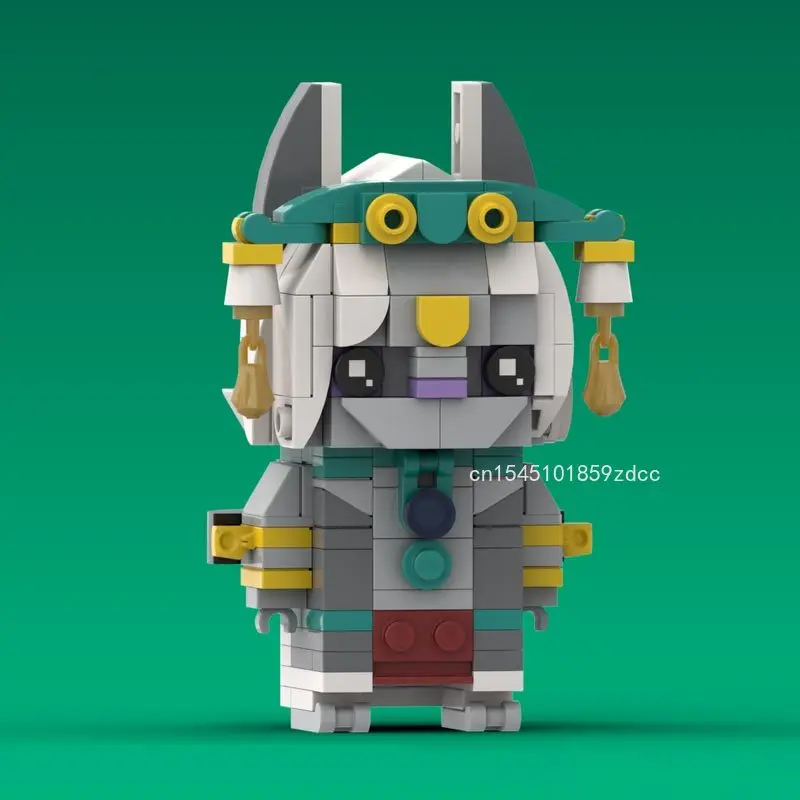 MOC 젤다드 Brickheadz Purah Mineru Rauru Riju 공주 모델 빌딩 블록 게임 액션 피규어 벽돌 장난감, 생일 선물