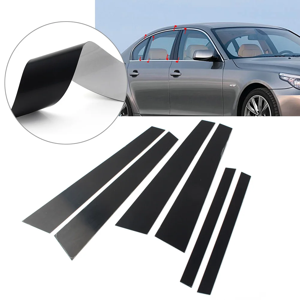

6 шт., декоративные столбики для дверей и окон BMW 5 серии E60 2004-2010